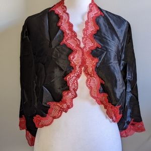 Chantal Thomass silk lingerie jacket L